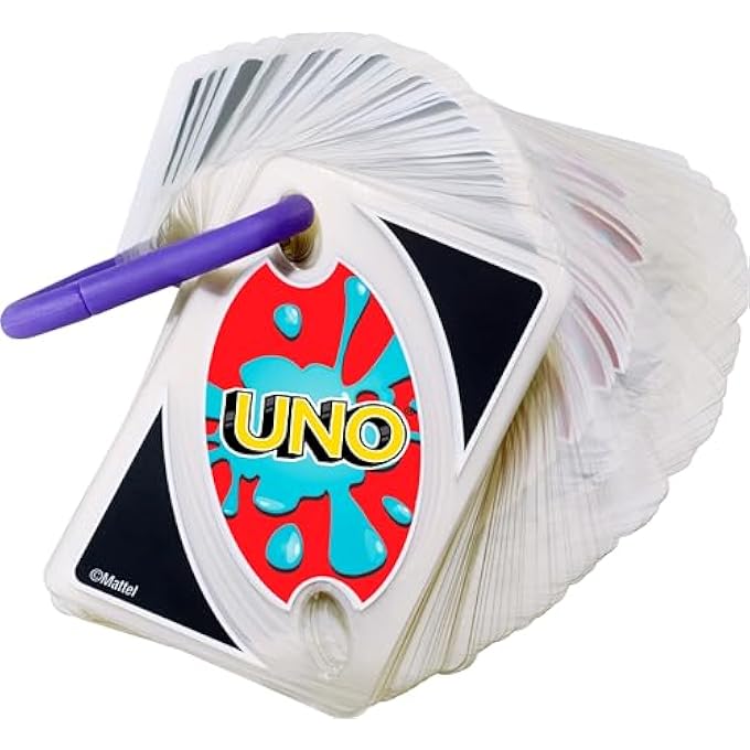rayihni UNO SPLASH CARD 108 DURABLE, WATERPROOF PLASTIC CARDS PLUS CLIP. MAKES A GREAT GIFT FOR AGES 7 AND OLDER - Image 4
